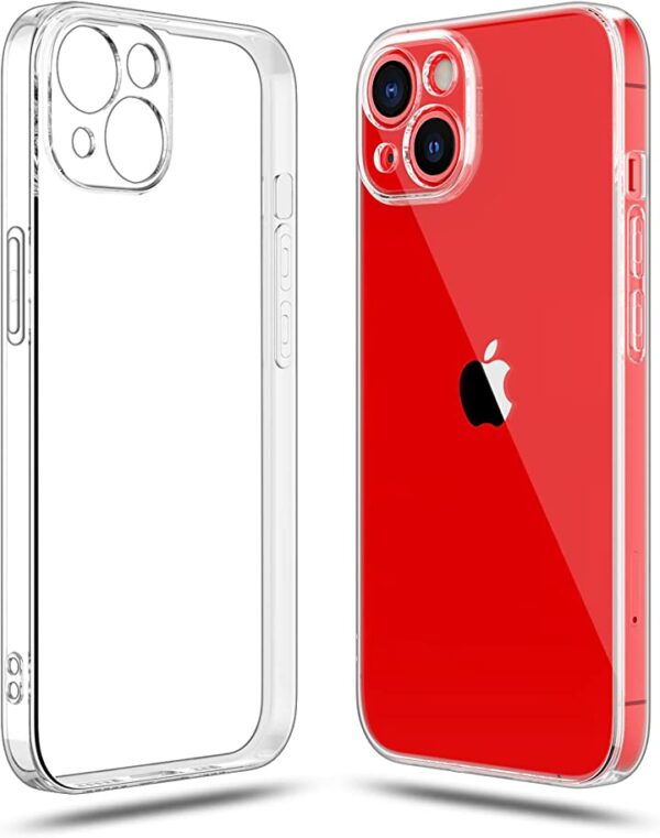 جراب CASEON الشفاف لهاتف iPhone 13 Mini Case (2021) ، غطاء ممتص للصدمات من السيليكون الناعم المصنوع من مادة البولي يوريثين الحراري المقاوم للخدش ، شفاف كريستالي عالي الدقة احمِ هاتف iPhone 13 Mini الخاص بك باستخدام جراب CASEON الشفاف العالي الدقة والمصنوع من مادة السيليكون الناعم المقاوم للصدمات والخدش.